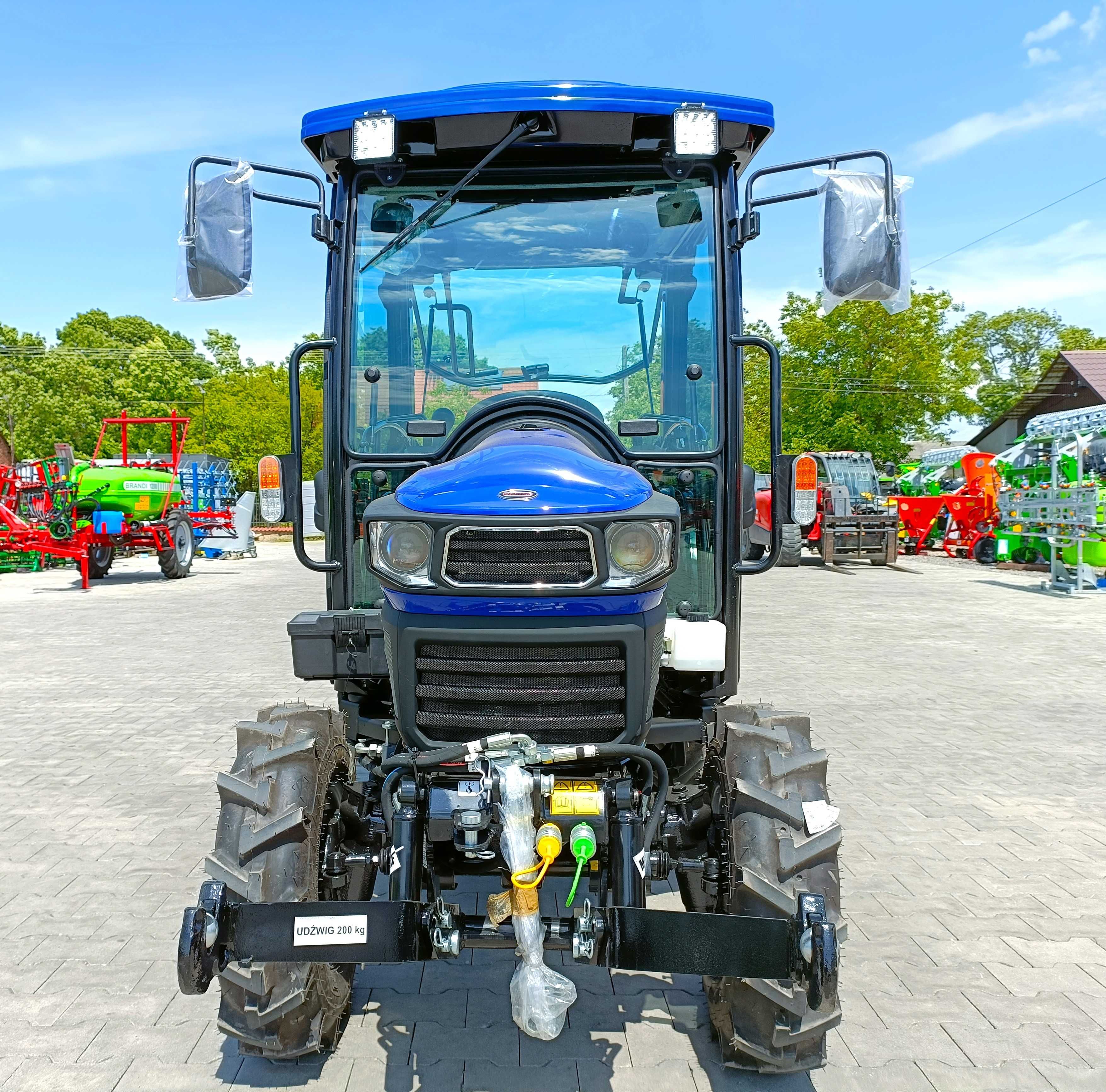Mini traktor 26 4WD 26KM Farmtrac TUZ kabina od ręki AGROSTAL Promocja