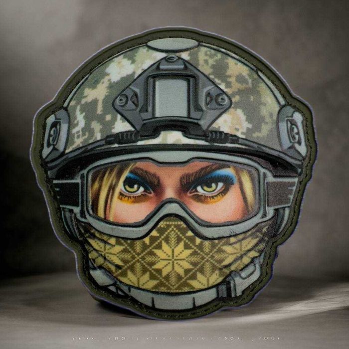 Армейский шеврон нашивка патч на липучці пвх ЗСУ