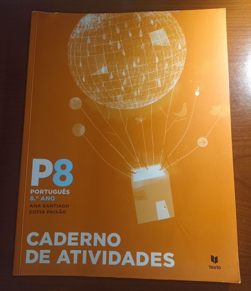 Caderno de atividades "P8"-8°ano