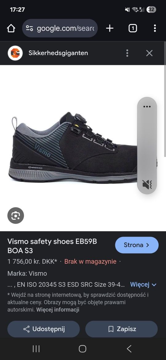 Buty Robocze Vismo BOA S3 r.47