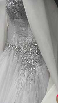 Vestido de noiva EXCLUSIVO Micaela Oliveira com cristais Swarovski