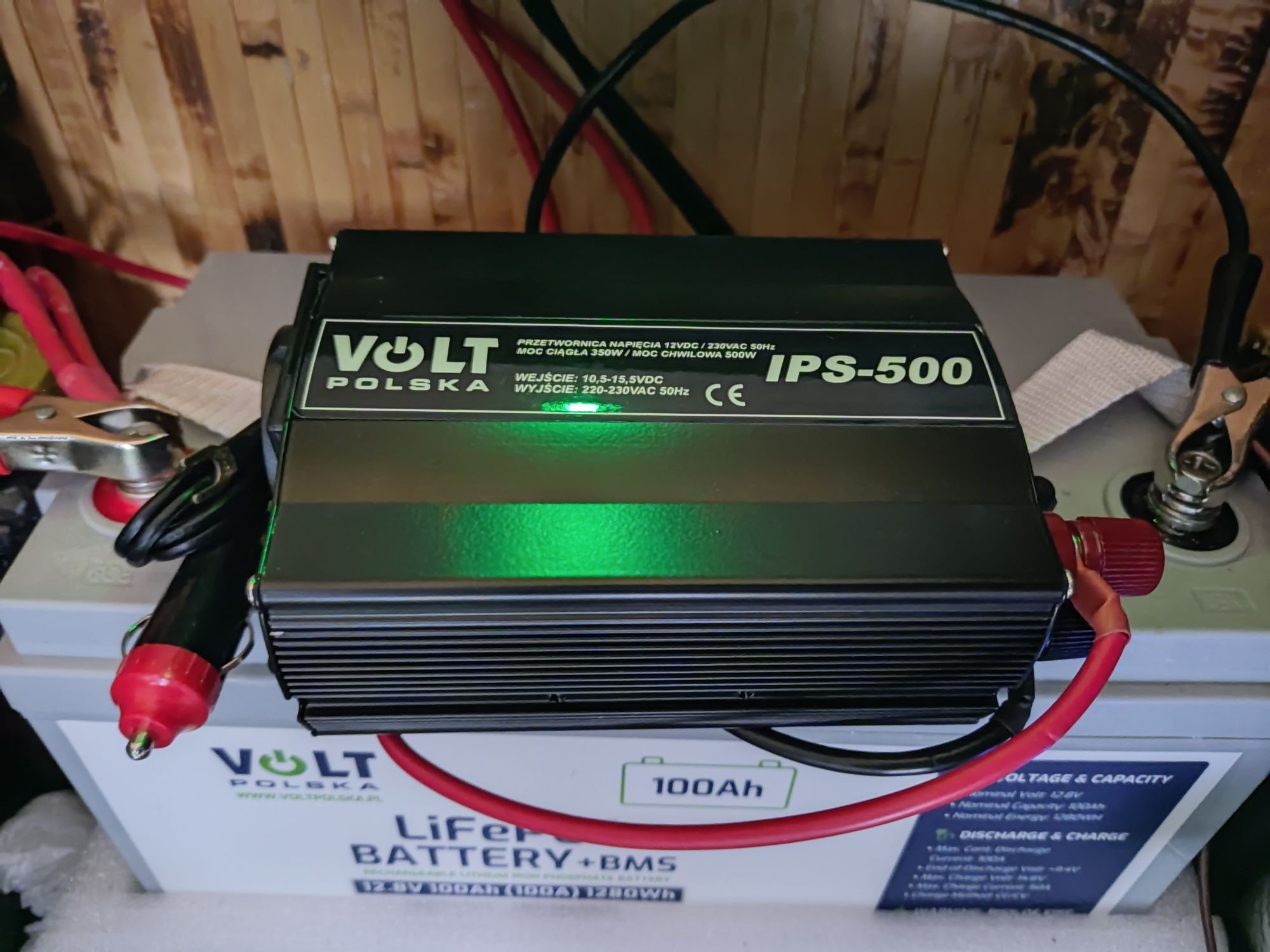 Інвертор VOLT Polska IPS 500 12V/230V (350/500W) в наявності