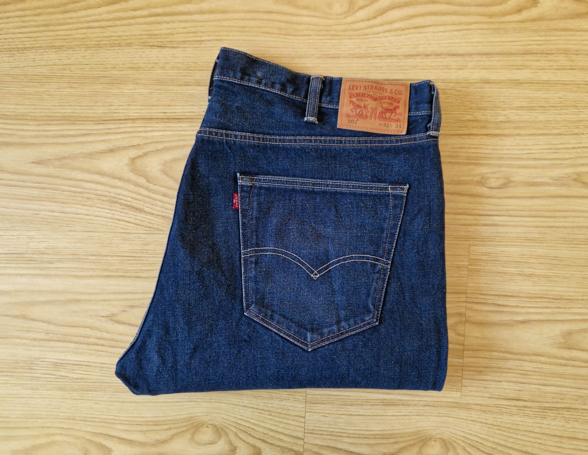 Джинси чоловічі Levi's 501 W42 L34 (Levis/Левайс) Original