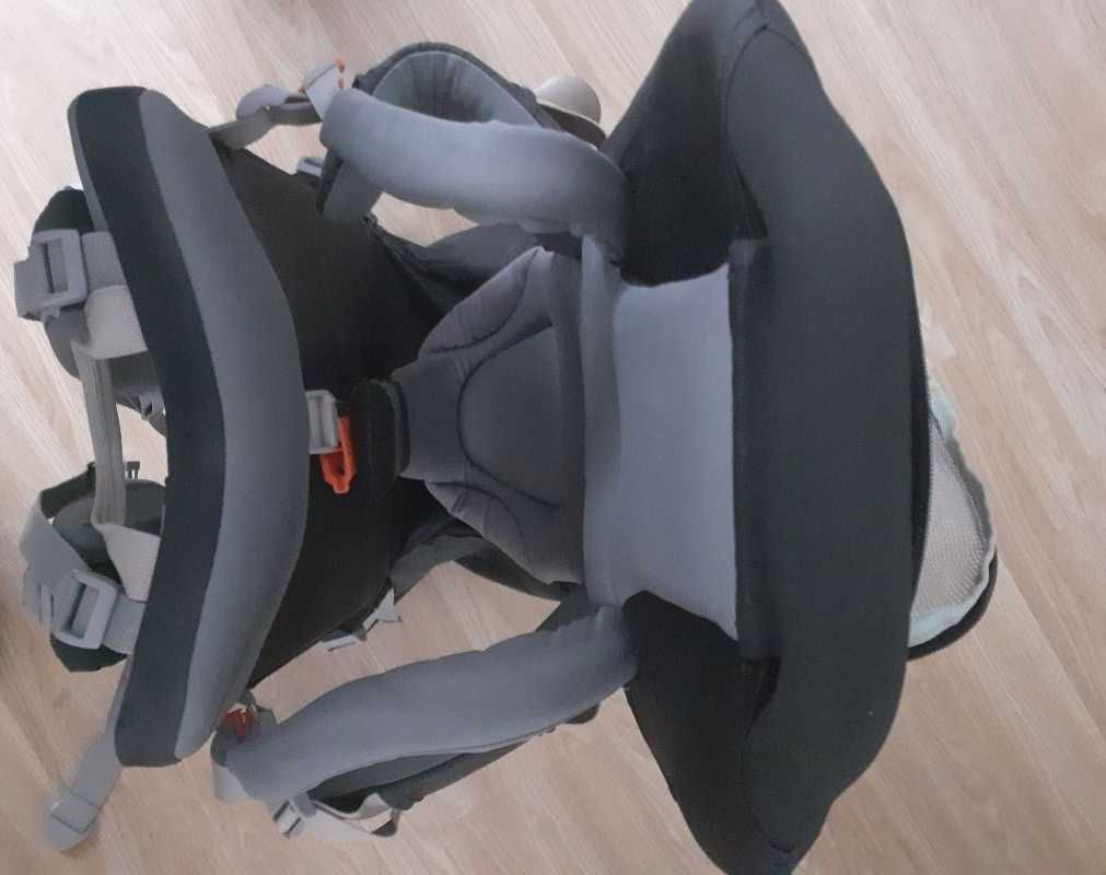 Nosidełko niemowlę dziecko z plecakiem Vaude Shuttle Base czarne 18 Kg