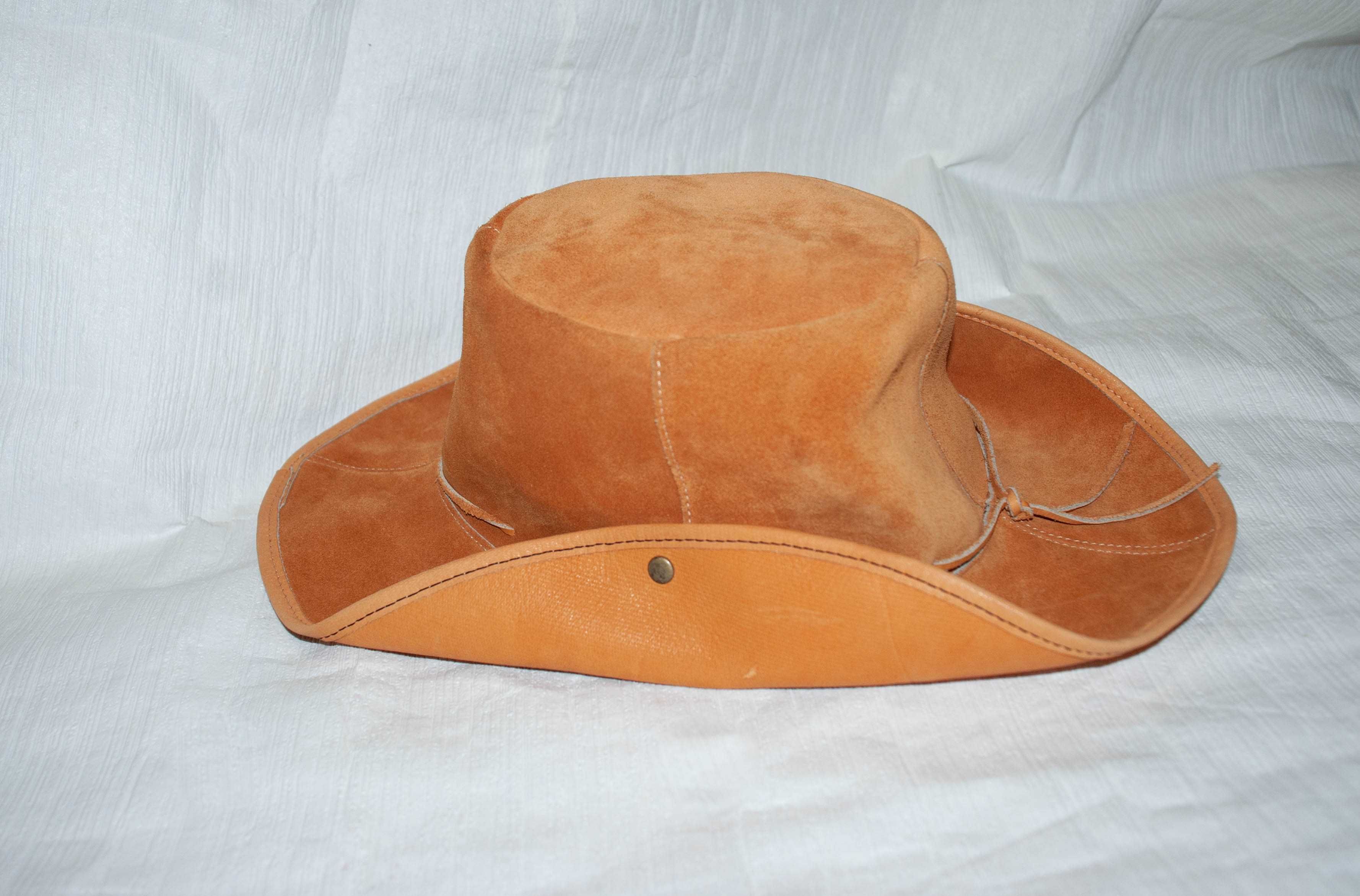 Шляпа ковбоя  ковбойская кожаная австралийская