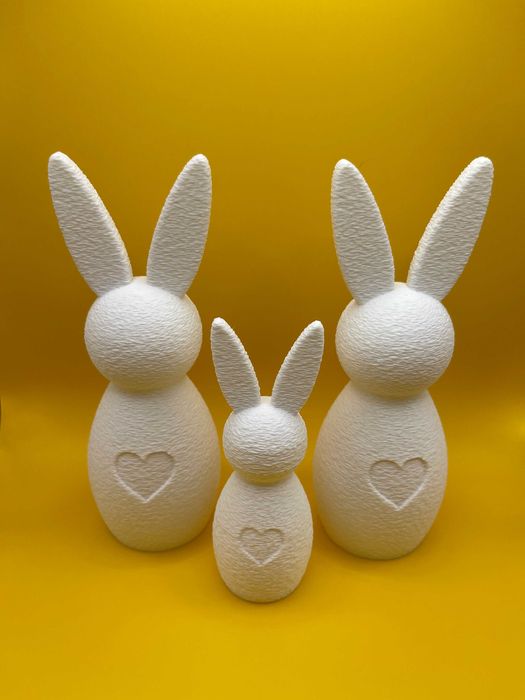 Figurki królików, ozdoba dekoracja wielkanoc