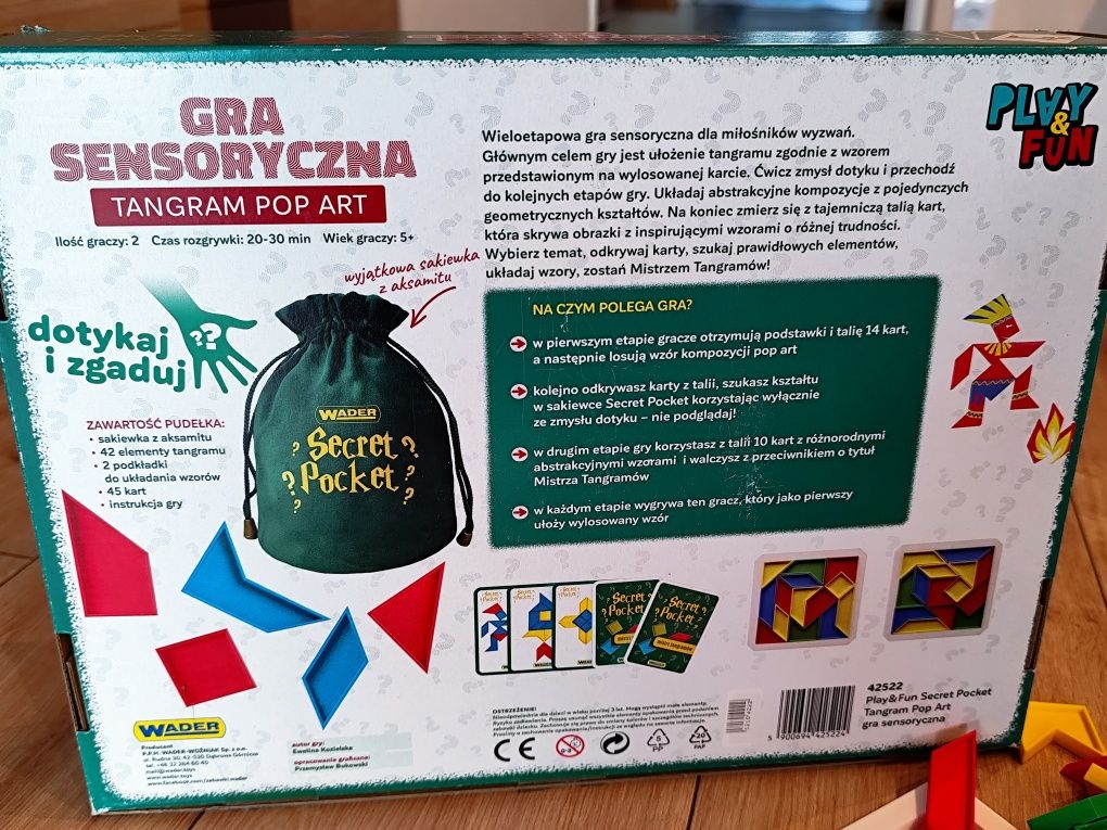 Tangram Pop Art - gra sensoryczna