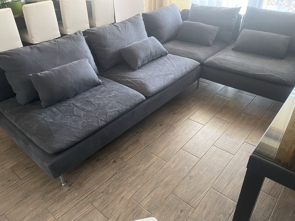 Sofa SÖDERHAMN koloru szarego