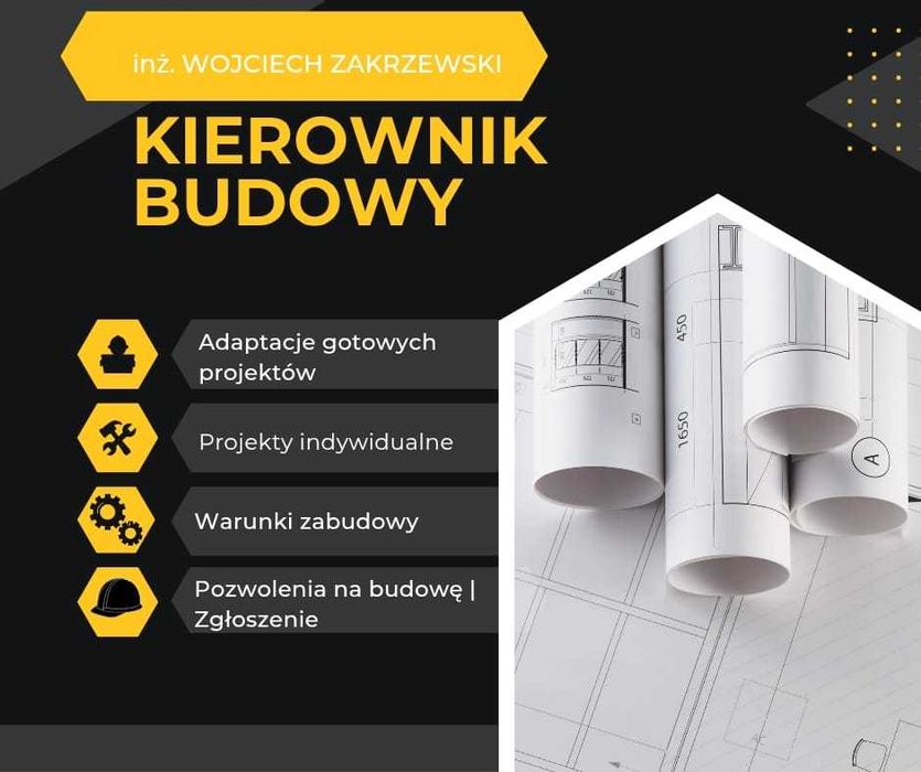 Adaptacja projektu; pozwolenie na budowę/zgłoszenie; warunki zabudowy