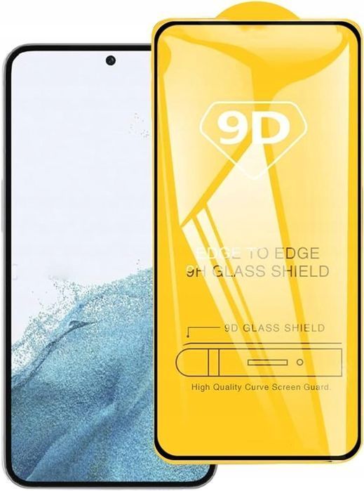 Szkło Hartowane Do Samsuna S22 / S23 Czarna Ramka