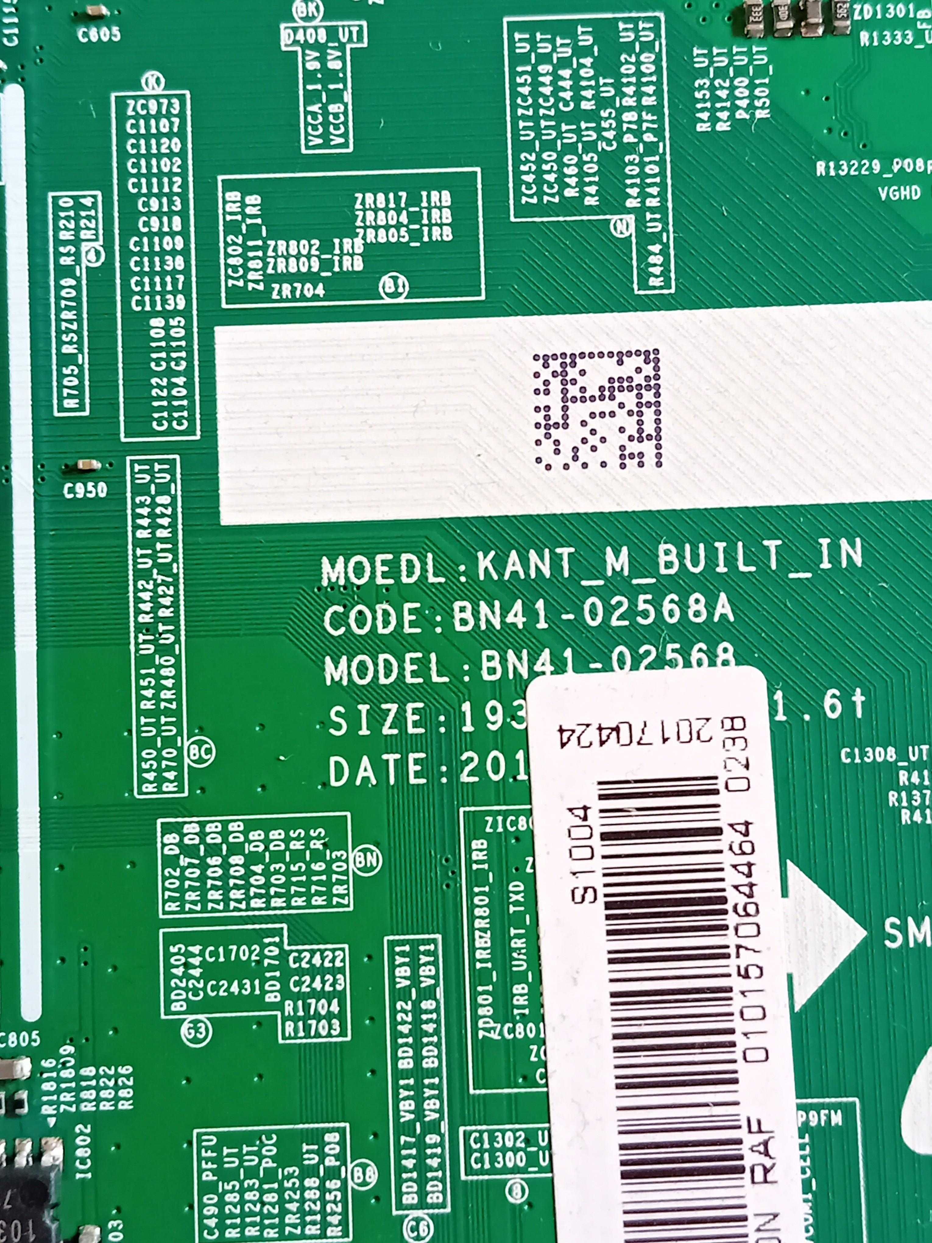 placa de vidio tv  samsung  ue49mu6509u