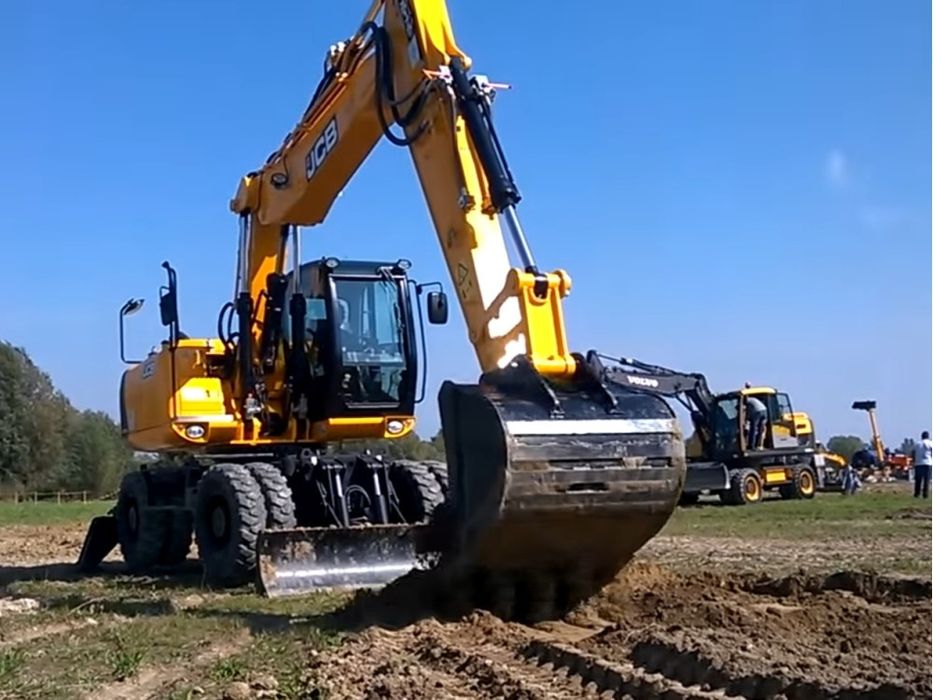 Услуги Экскаватор полноповоротный колёсный