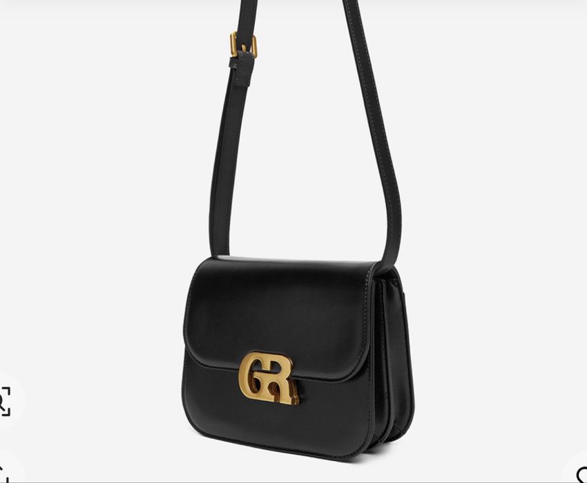 OKAZJA ! Stan idelany! Elegancka czarna torebka-listonoszka Gino Rossi