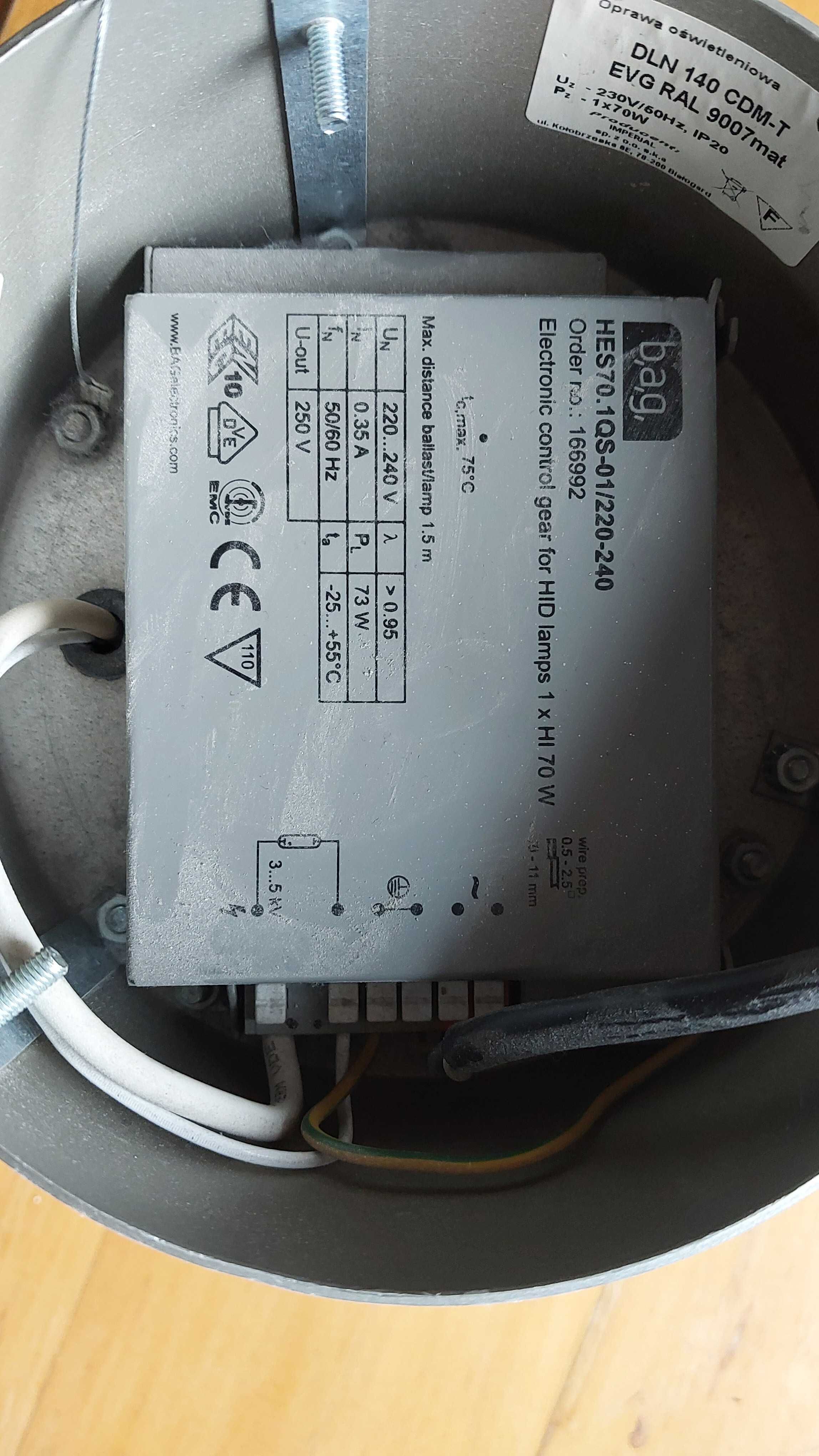 Lampa halogen duży cylinder 230v 30szt