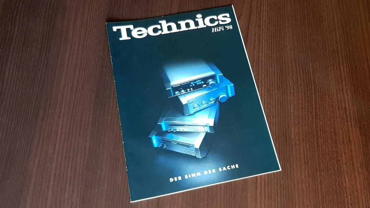 Katalog Prospekt Technics 1998 Audio Hi-Fi Retro