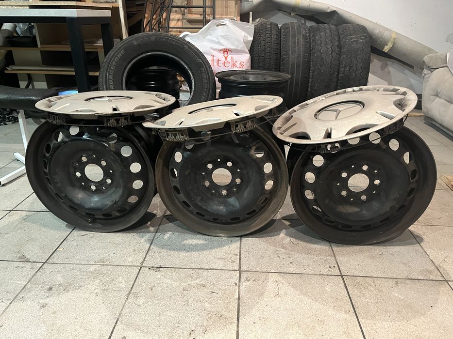 Диски мерседес Vito 5x112 r16 та ковпаки