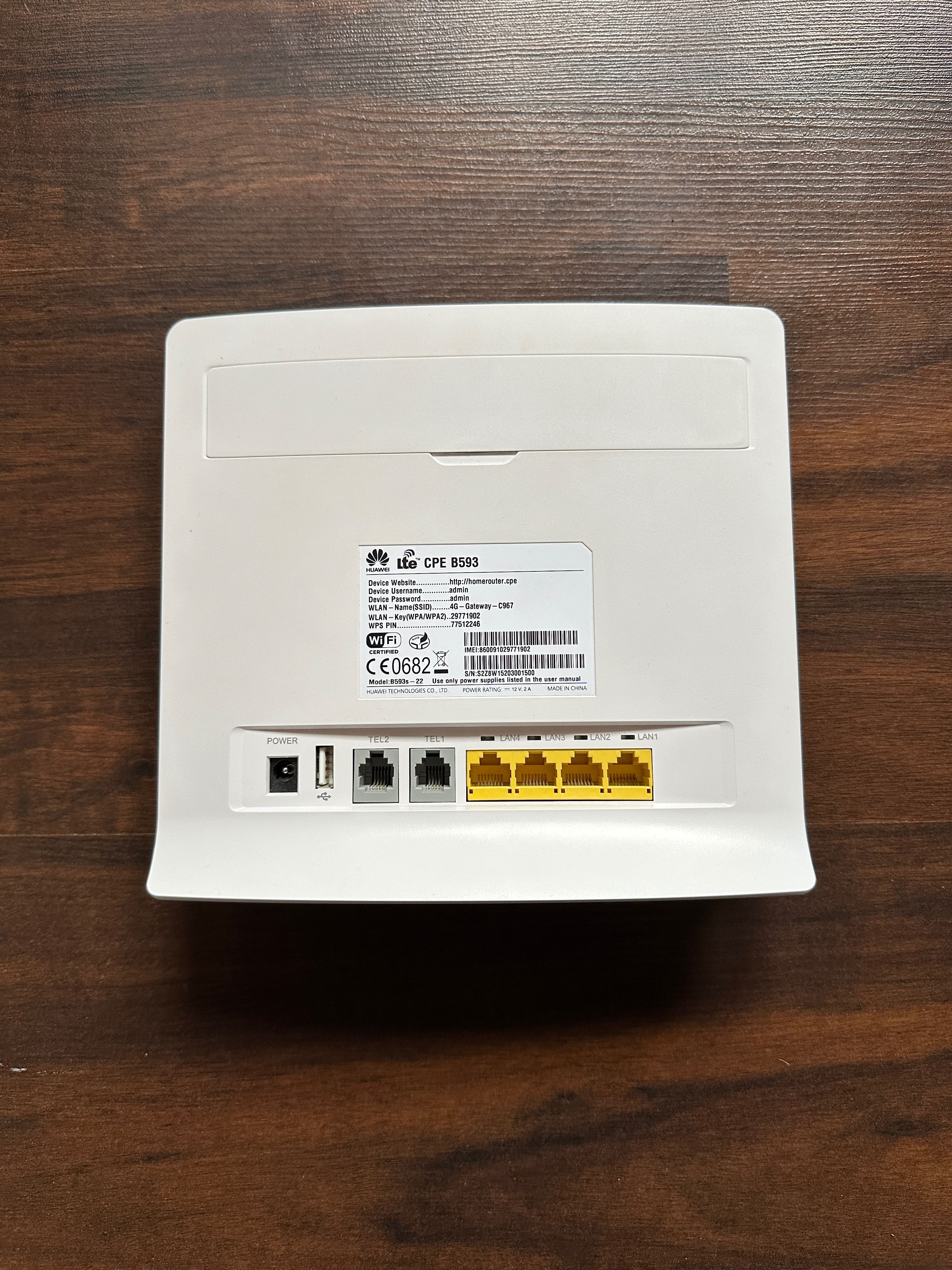 Router Huawei B593s - 22 biały
