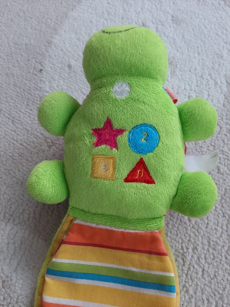Żółwik sensoryczny, pluszowy, zawieszka