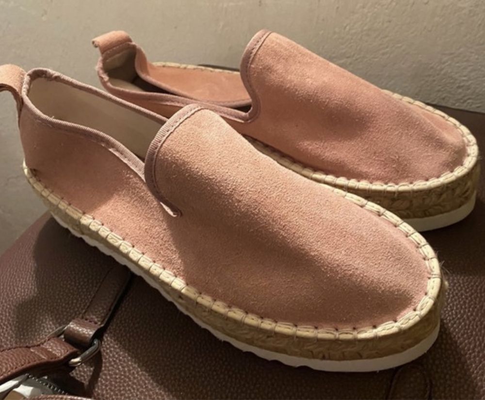 Espadryle skórzane topshop 40