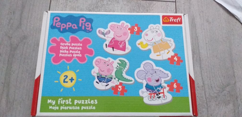 Puzzle dla najmłodszych Świnka Peppa