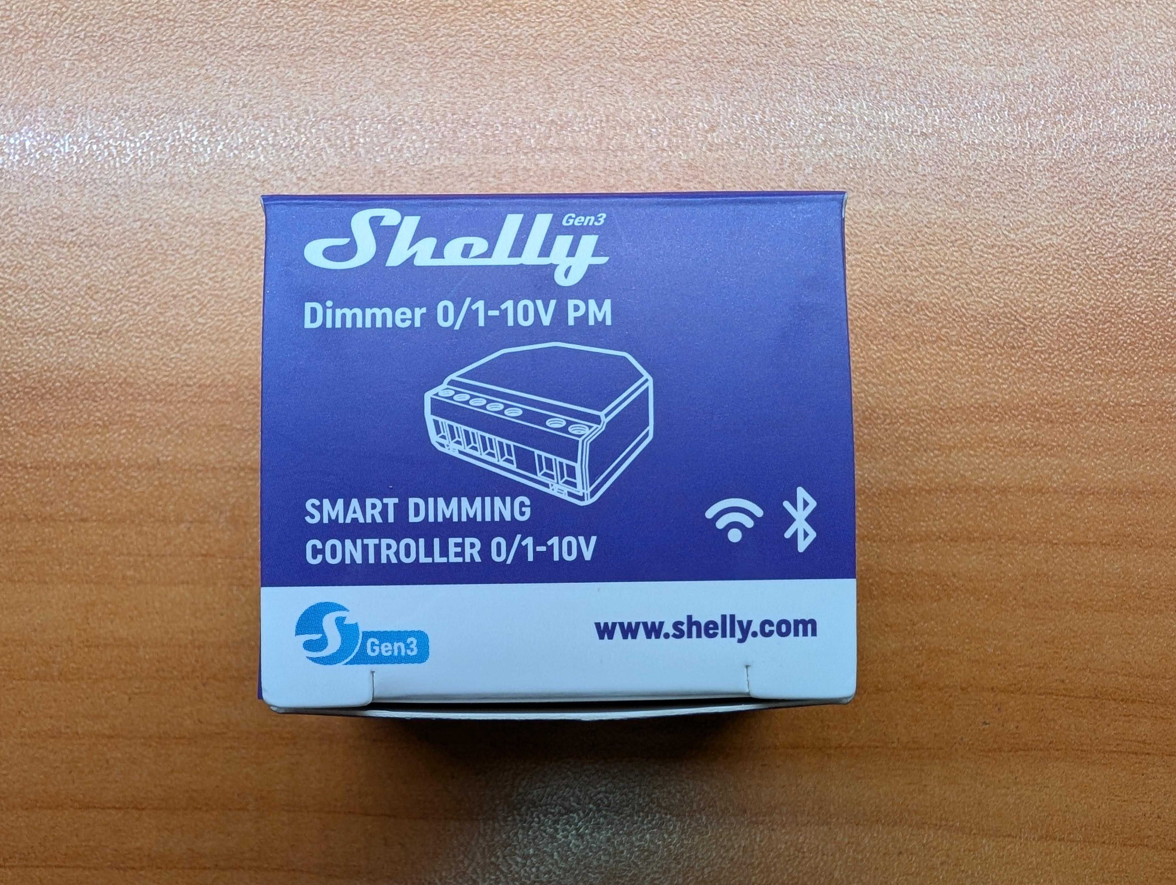 Shelly Dimmer 0/1-10V PM Gen3 | Inteligentny ściemniacz Wi-Fi