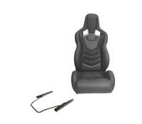 KIT BAQUET BACKET DESPORTIVA COURO PRETA