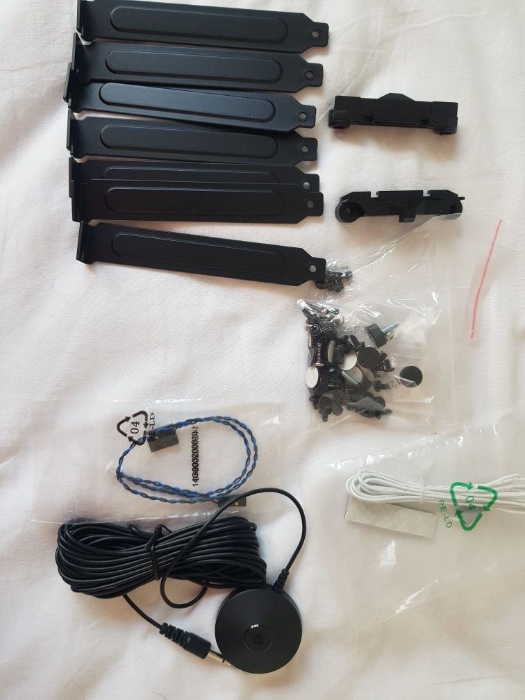Zestaw kabli HDMI TV Ethernet Monitor i części PC