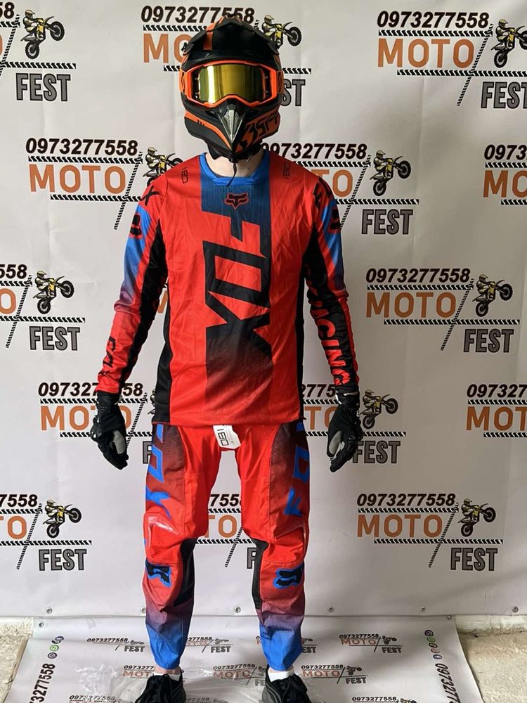 Кросовий костюм FOX джерсі + штани S\M\L\XL\XXL\XXXL  Мотокросс\Ендуро