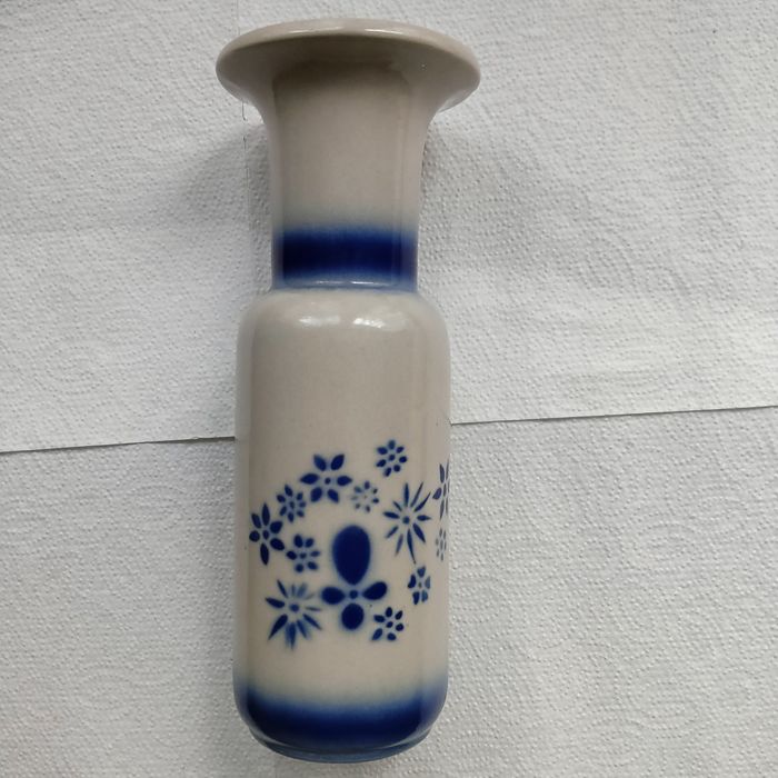 Wazon Bolesławiec PRL vintage jak komin 19.5 cm