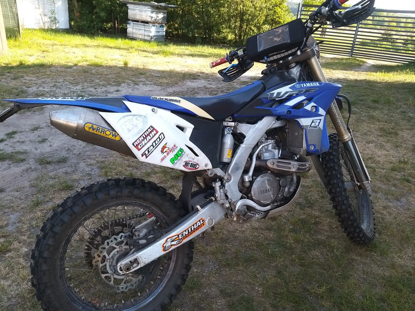 Yamaha wr450f zarejestrowany 9.80 kw A2 zamiana