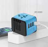 Adapter wielofunkcyjna wtyczka zasilania Travel 250V 6in1 4xUSB