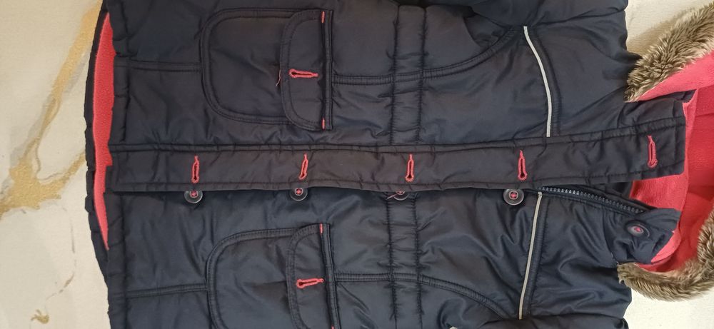 Kurtka zimowa dla dziewczynki 122