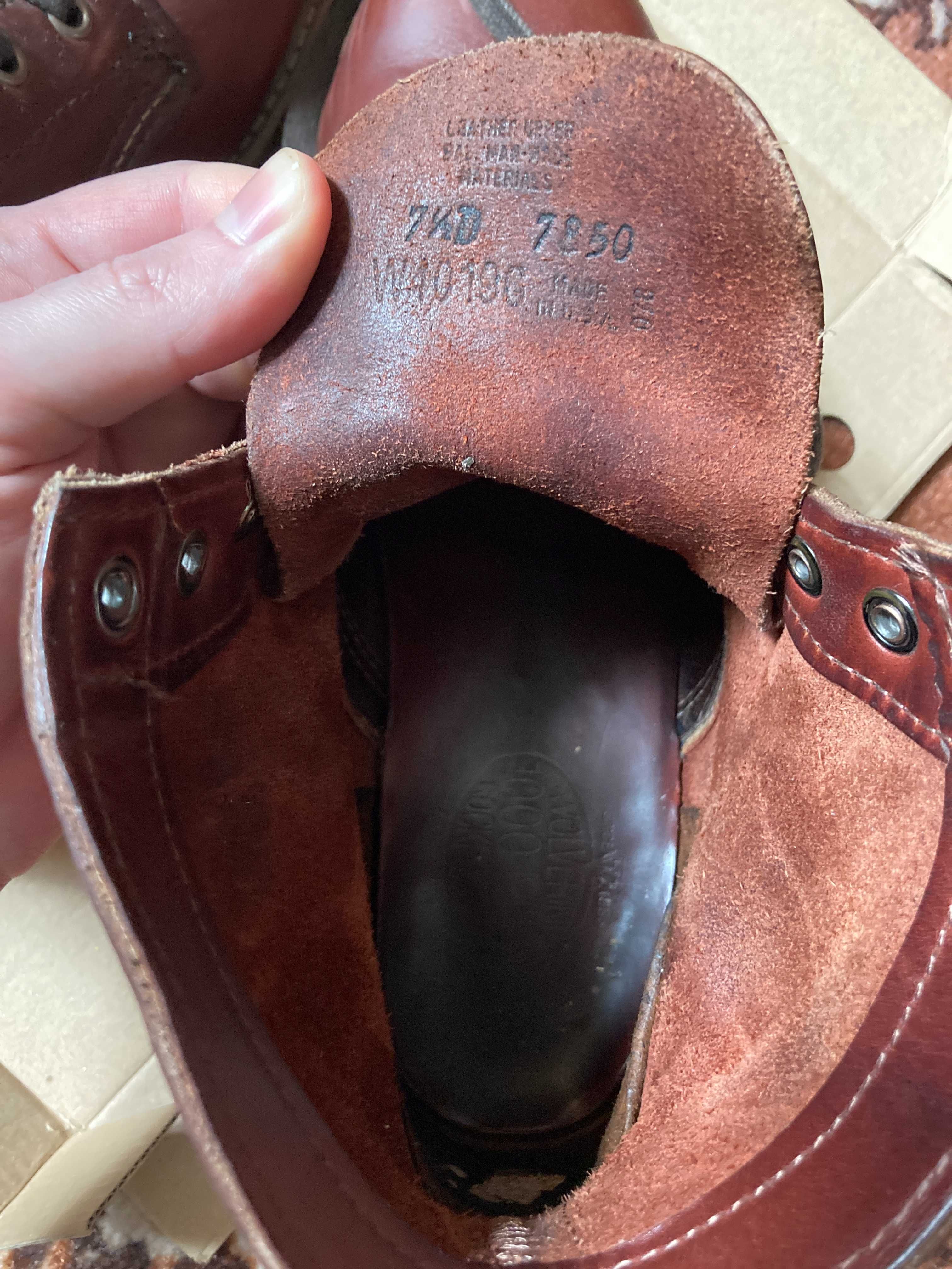 Чоловічі черевики Wolverine 1000 Miles Evans  Red Wing