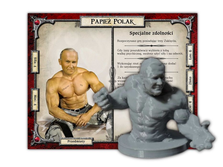 Talisman Magia i Miecz - Papież Polak, Jan Paweł 2, Postać + GRATIS