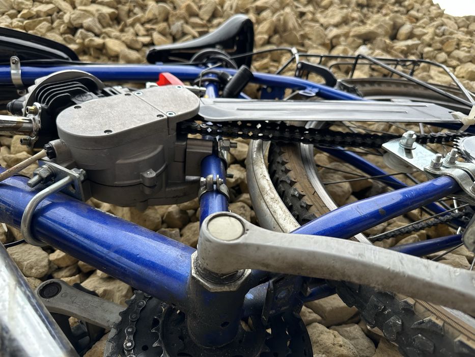 Rower z silnikem80cc opois