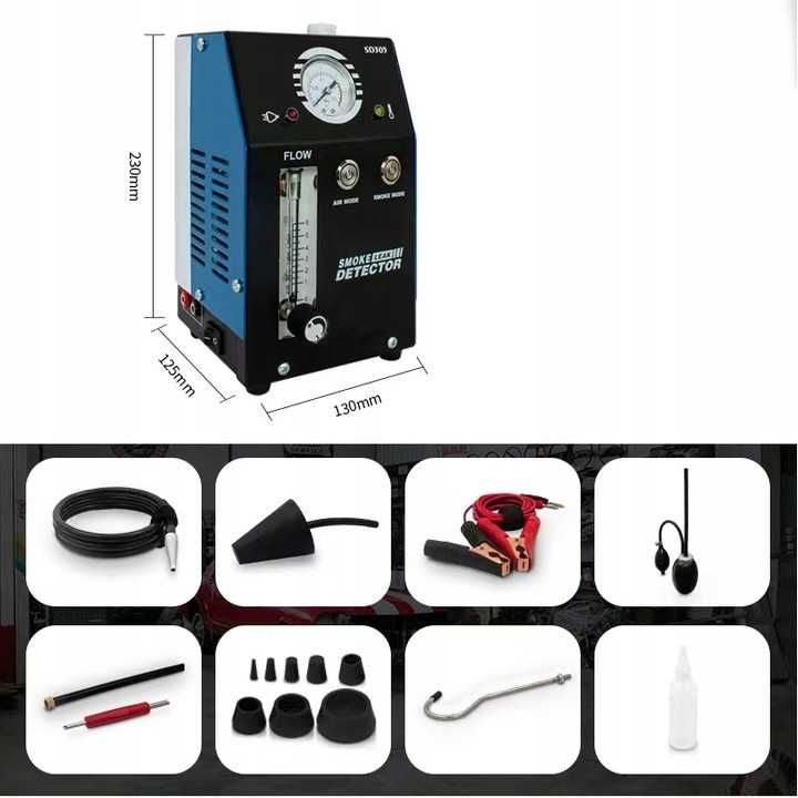 Zadymiarka Generator dymu SOLARY SD305 Tester szczelności 1.3 bar FULL