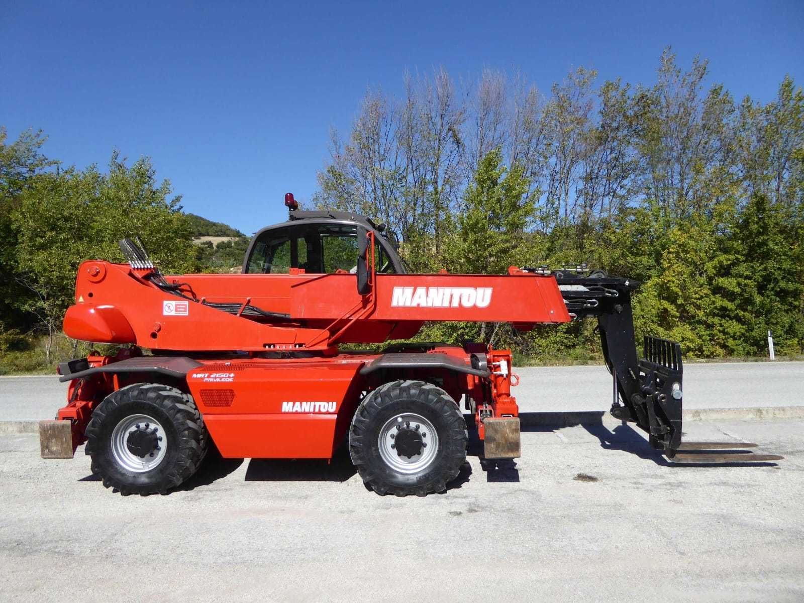 Wynajem ładowarki teleskopowej obrotowej Manitou MRT 2550, 2150 5t 25m