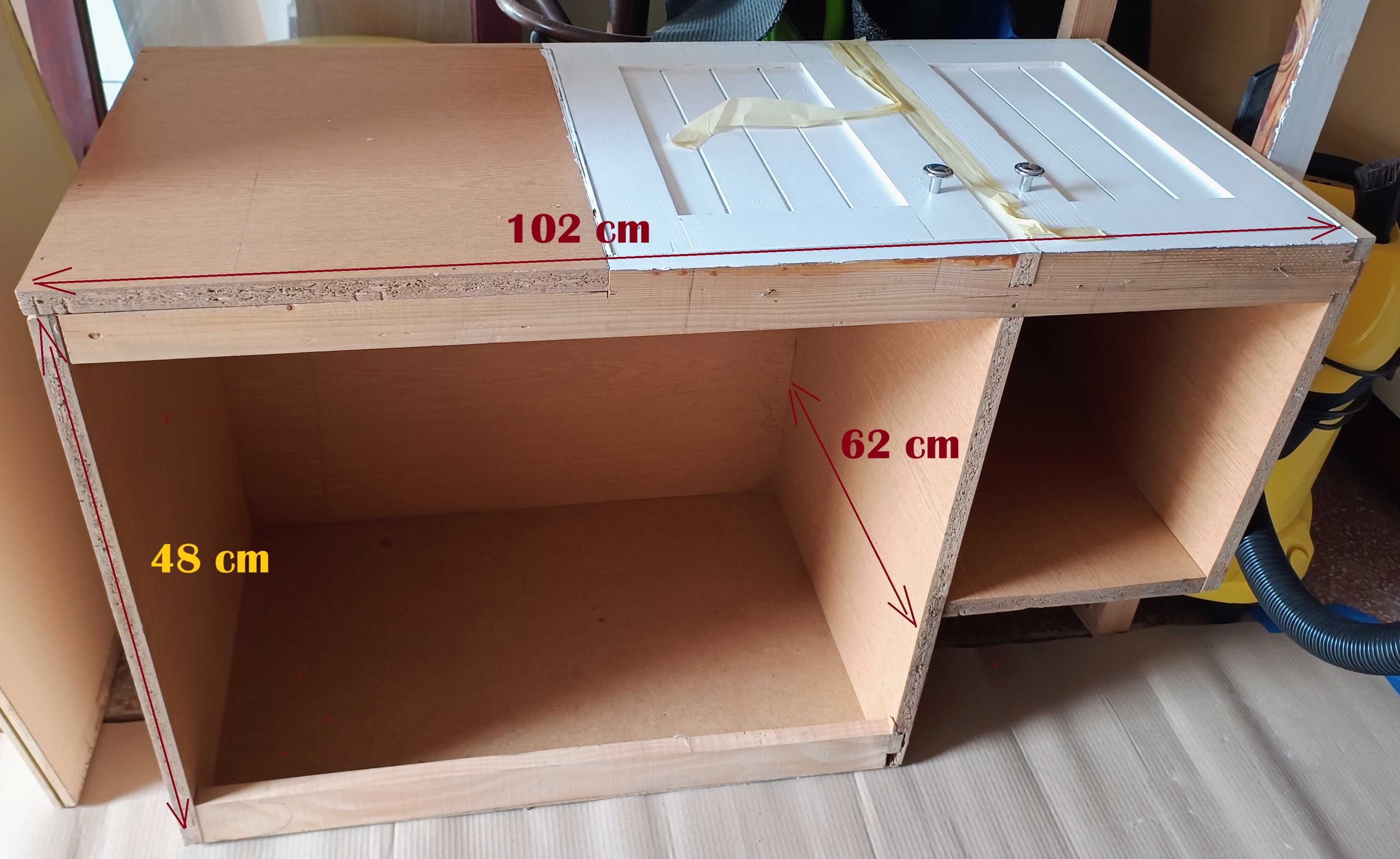 Piecyk, umywalka, parapet, kaloryfer