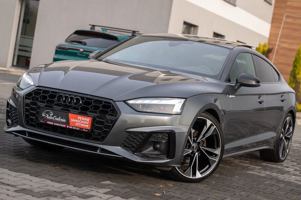 Audi A5 Sportback Unikatowe Mega S Line 40TDI Masaż Skóra RS Panorama Kamera Matrix  MAX
