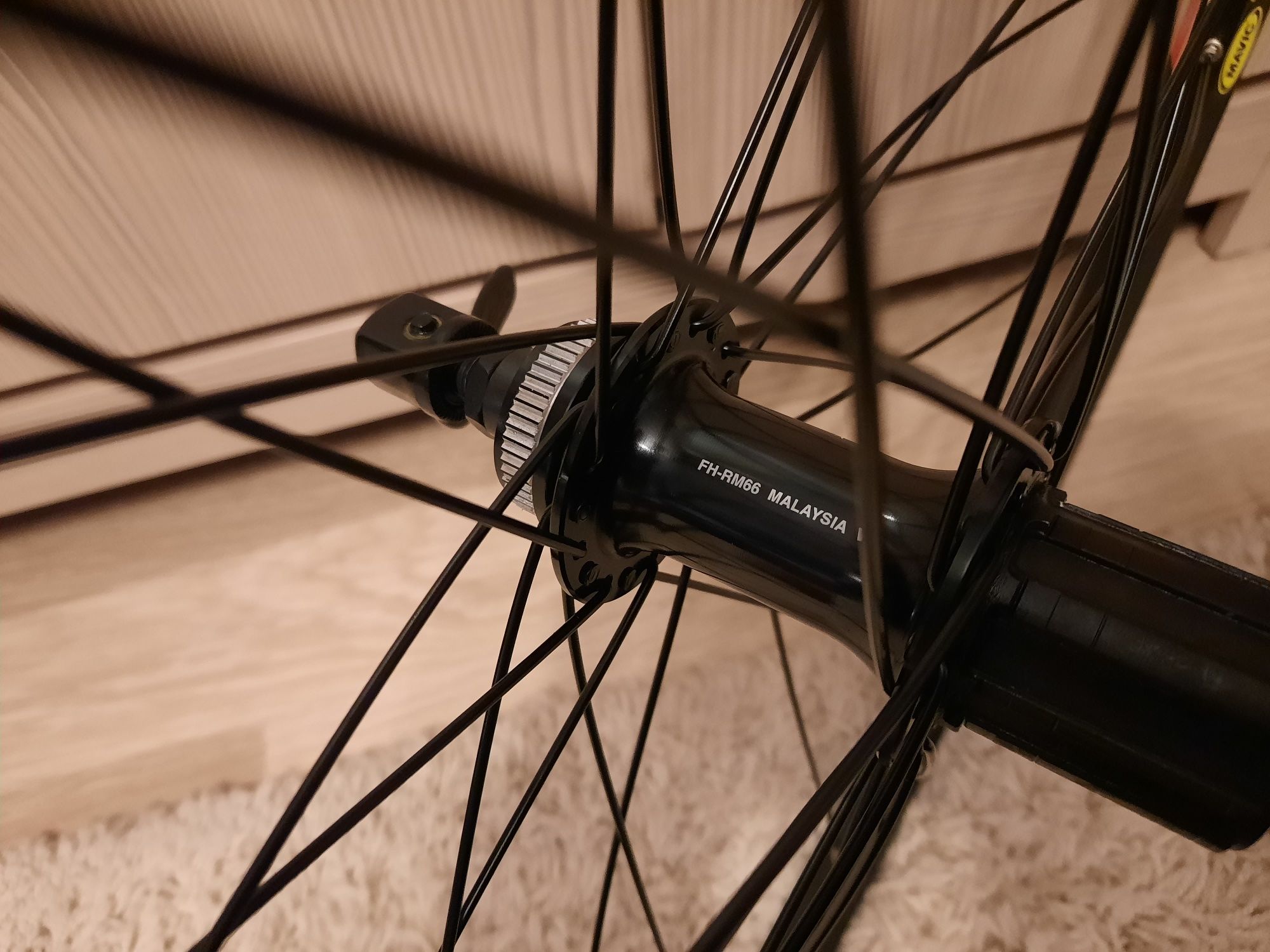 Nowe koło 26 tył mavic shimano rm66  centerlock