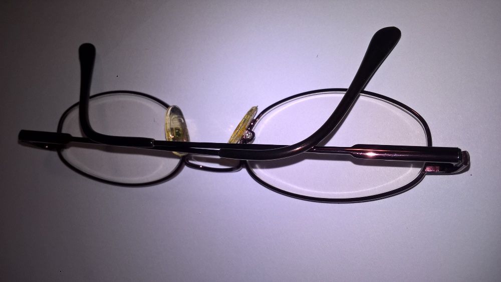 Okulary z antyrefleksem 0, metalowe oprawki