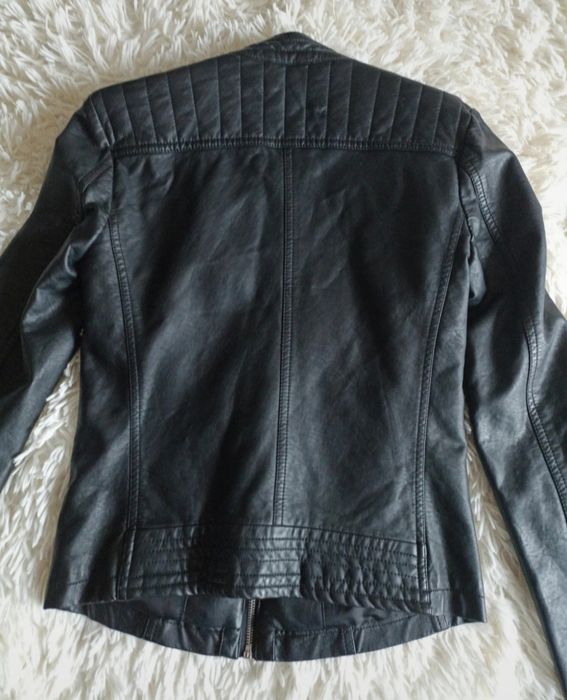 Czarna ramoneska, kurtka damska rozmiar XS