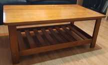 Mesa de centro pinho mel