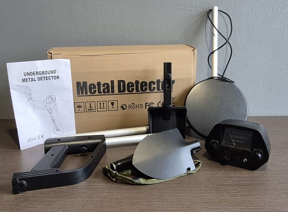 Wykrywacz metali Detektor + słuchawki Jak nowy!
