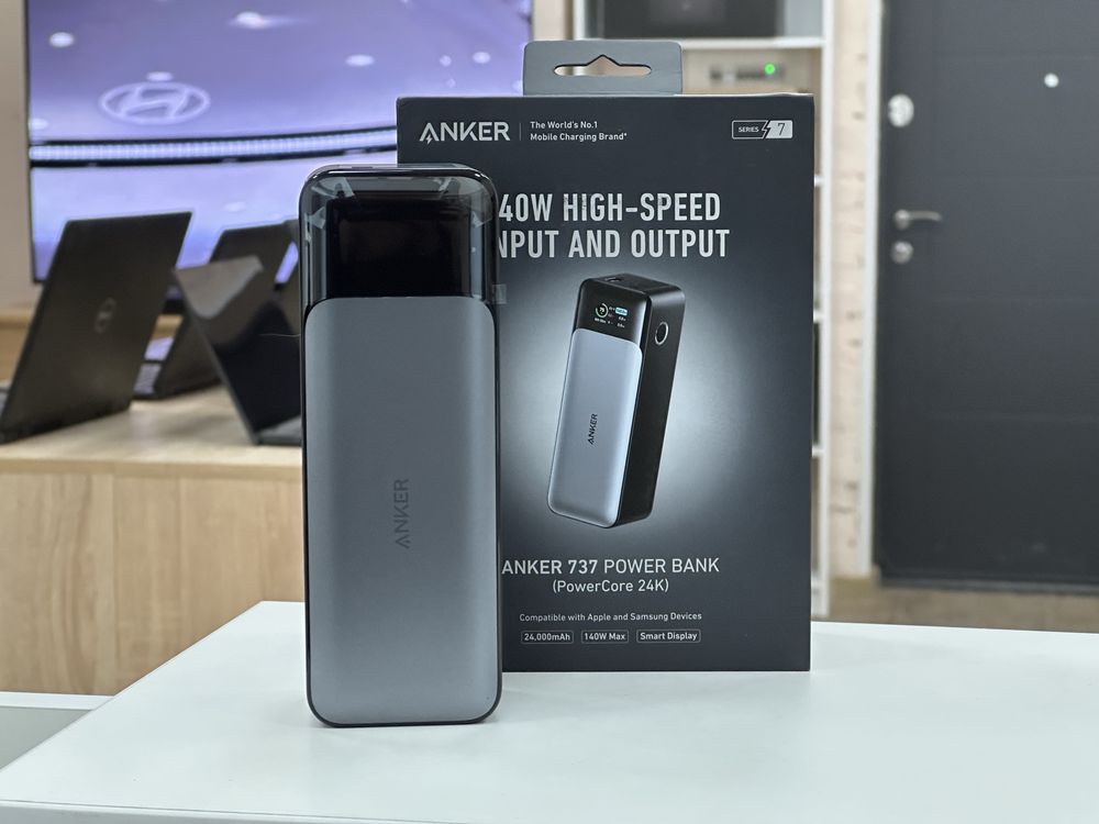 Повербанк Anker 737 Power Bank 24000mAh 140W для теоефона ноутбука