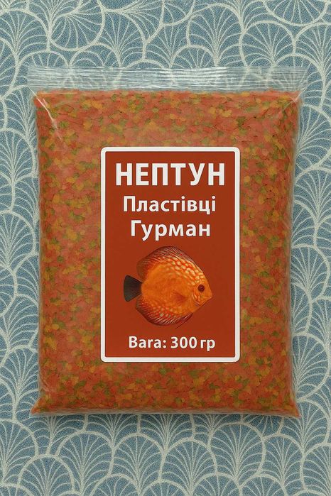 Корм для рыб , хлопья : Гурман, Универсальный, Золотая рыбка