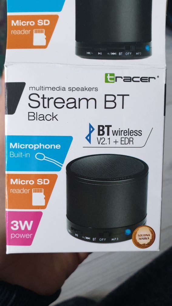 Głośnik przenośny na bluetooth stream bt