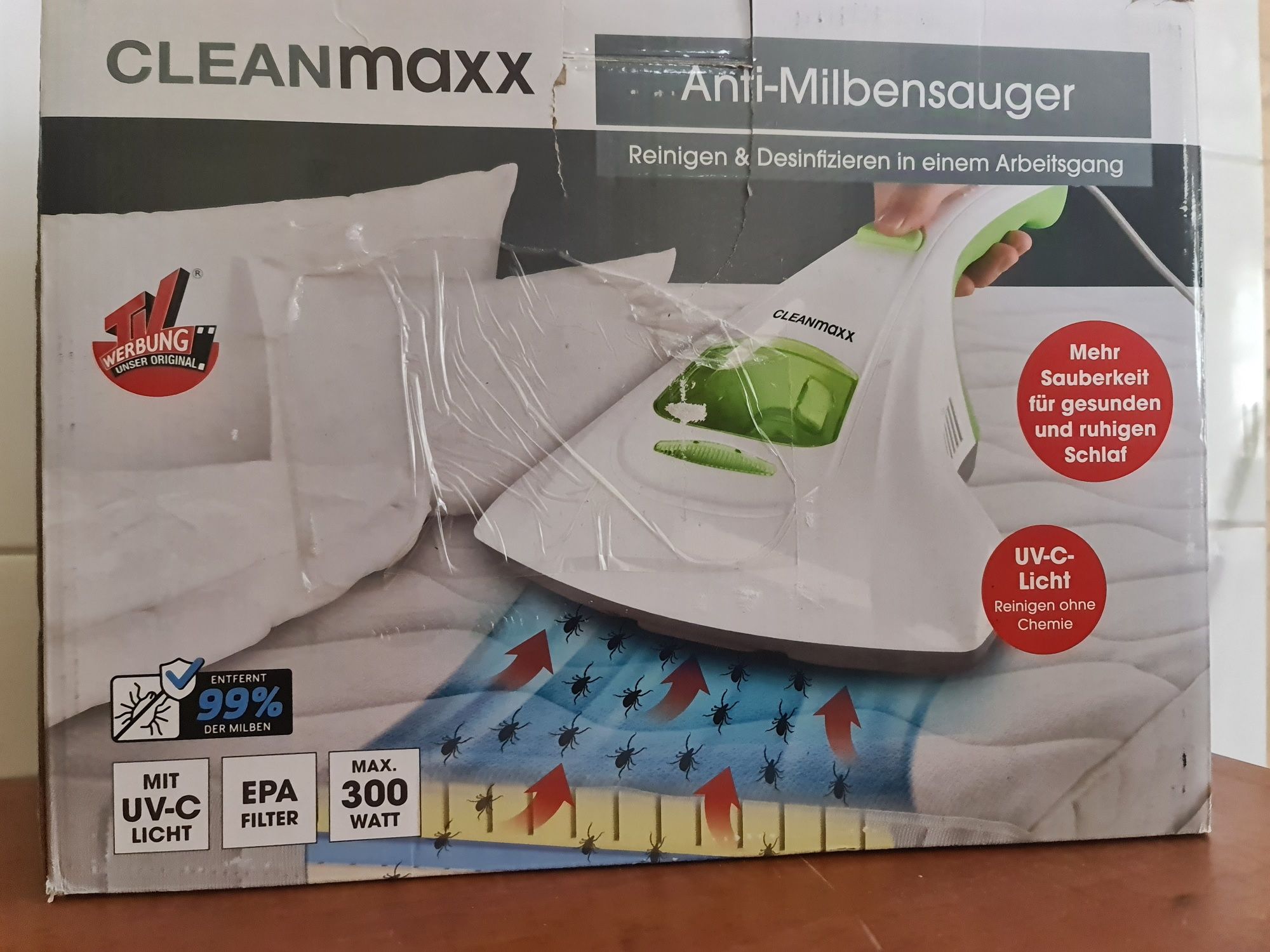 Odkurzacz ręczny CLEANmaxx  do roztoczy