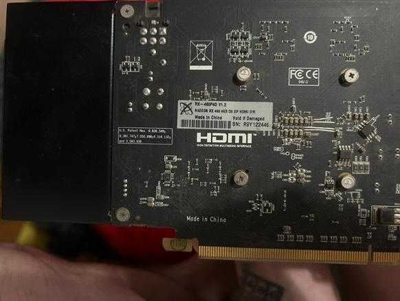 Placa de vídeo Radeon RX 460 4GB