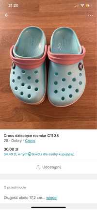 Crocsy rozmiar C11